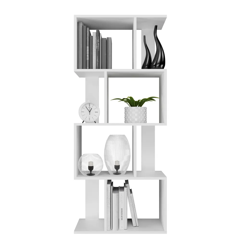 Étagère à rayons AIVO blanche - Solution gain de place pour maison ordonnée