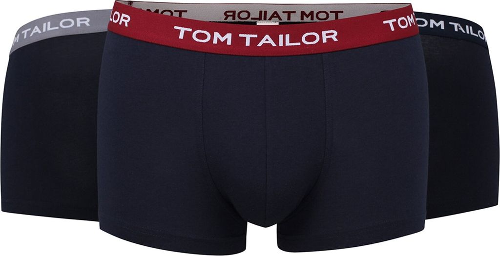 TOM TAILOR Herren Pants blau melange 3er Pack Größe: L