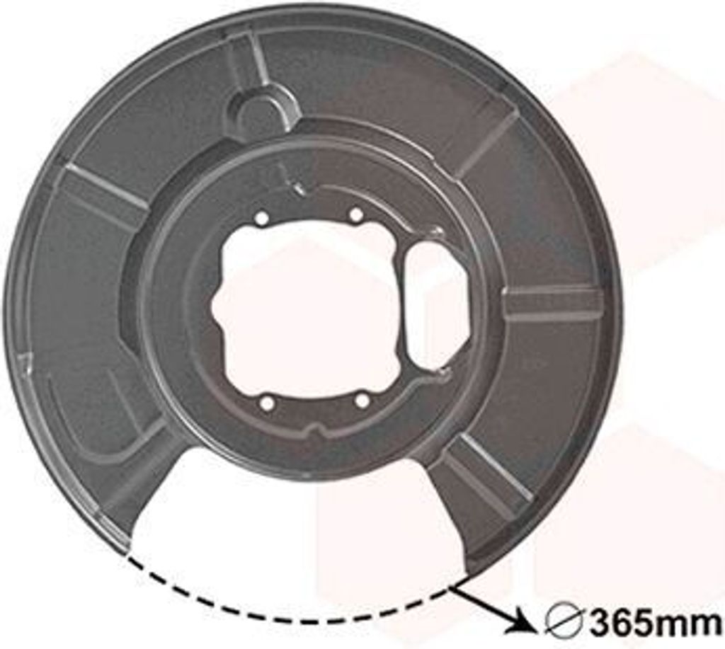 VAN WEZEL 0655373 - OE 3421 6760 853 Ankerblech, Hinterachse links für 5er (E61), 5er (E60)