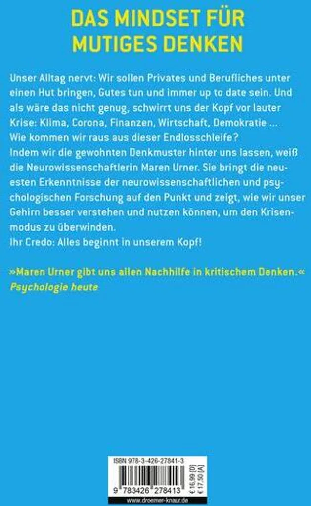 Livre de réflexion Raus aus der ewigen Dauerkrise pour étudiants