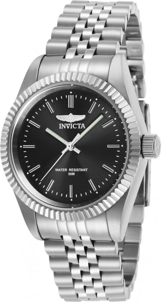 Invicta Specialty 29395 Damen uhr - Wasserdicht - Analog - Quarzuhrwerk - Edelstahl mit grauen zifferblat - 36mm