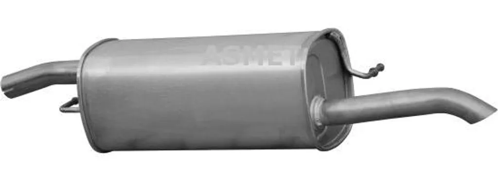 Silencieux OE 1230563 ASMET 7176 en acier durable pour Ford Fusion