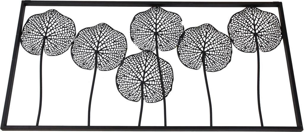 Metall-Bild "Lotus", Wandbild aus Metall, 50cm x 100cm, Produktbild 3