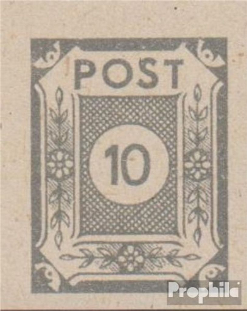 Briefmarken Sowjetische Zone (All.Bes.) 1945 Mi 52II, Punkt Produktbild 