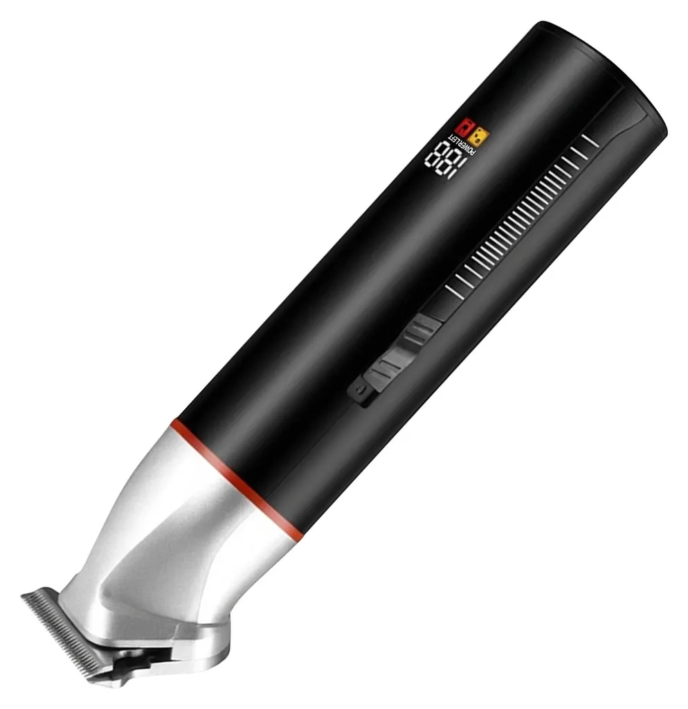 Tondeuse à Cheveux avec Écran Numérique et Batterie sans Fil Cylindrique