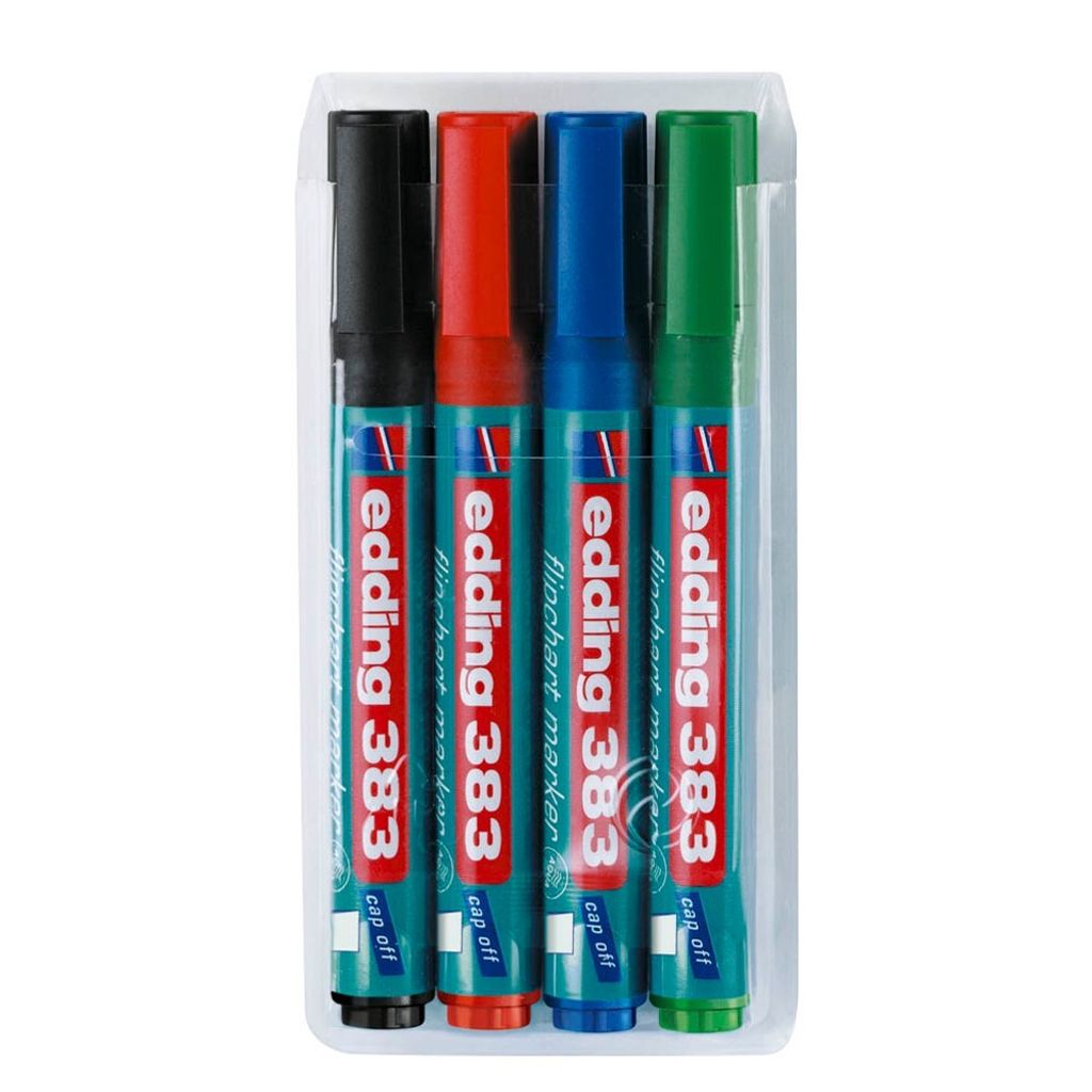 edding 383 Flipchart-Marker farbsortiert 1,0 - 5,0 mm, 4 Produktbild 