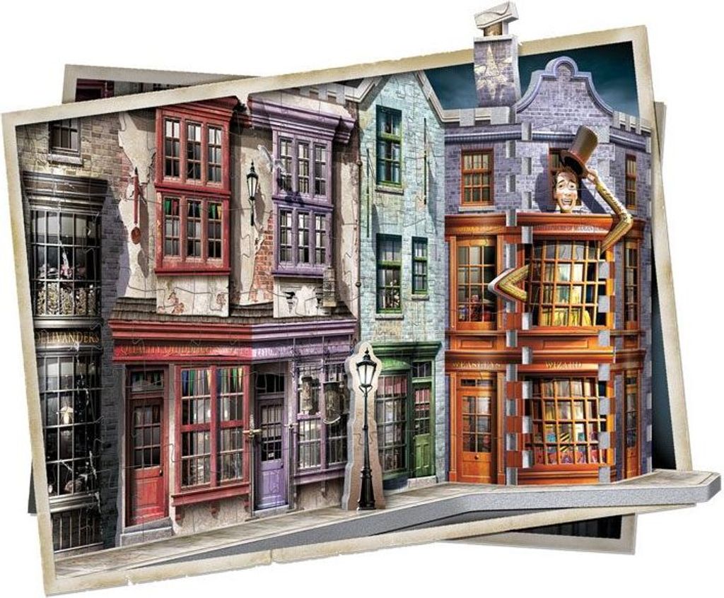 Angle Alley/Diagon Alley - Harry Potter/ Puzzle 3D 450 Image du produit 