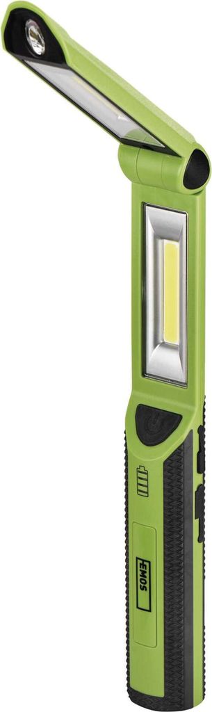 EMOS LED-Arbeitsleuchte mit 3 Lichtmodi und Powerbankfunktion, 670lm, 40m, Haken und Magnet, 2200 mA