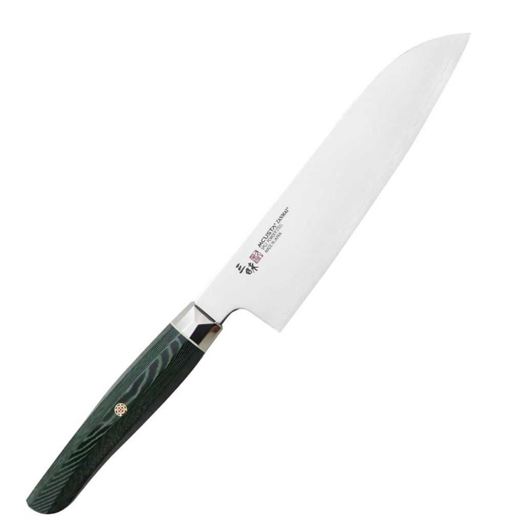 Mcusta Zanmai Green Revolution SPG2 Santokumesser 18 cm Produktbild 