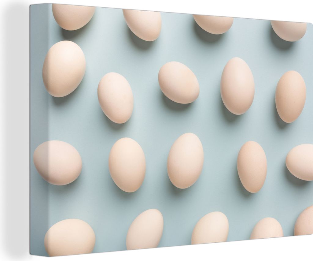 OneMillionCanvasses - Leinwandbilder - 140x90 cm, Ei, Wandbilder Kunstdruck Wanddekoration