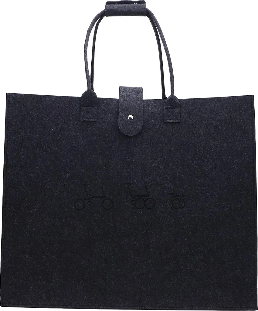 Valise de transport légère pour vélo 16 pouces gris anthracite Pro