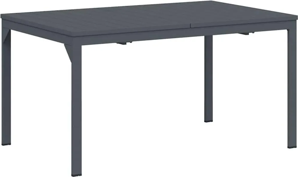 Table extensible anthracite robuste : gagnez de la place sur votre balcon