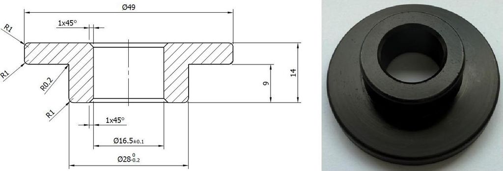 HEUER Adapterset Typ 3 (System 16, 4,9 x 4,9 x 1,4 cm, 0,6 kg, Stahl) 197203
