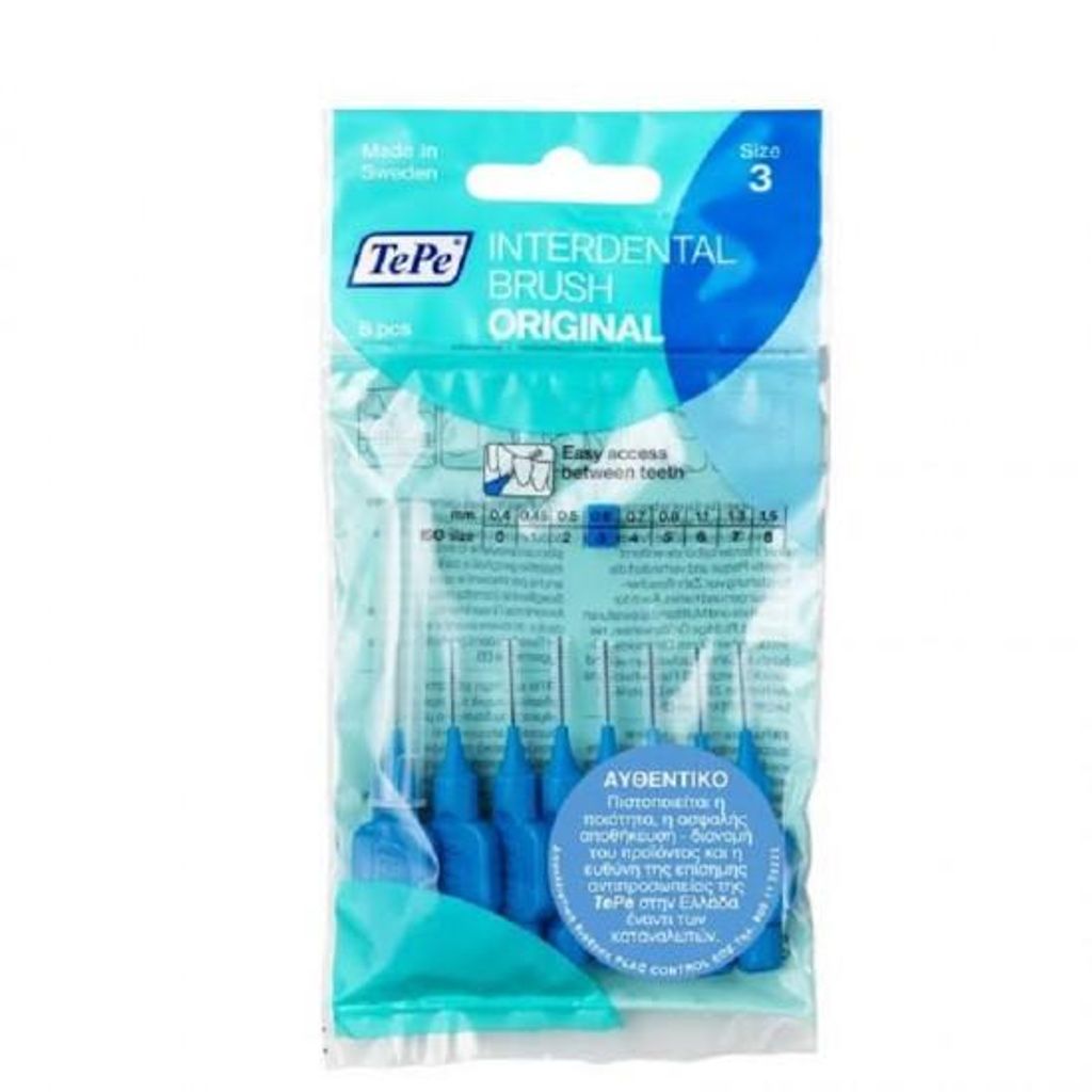 Tepe Interdentalbürste Original Größe 3 0,6 mm 8 Stück