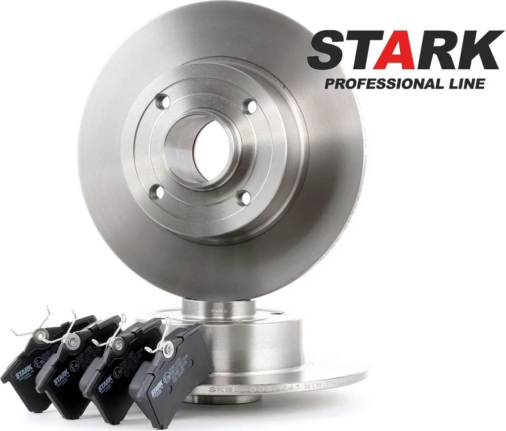 Stop Sifflements Freins : Kit Disques et Plaquettes 1E0698451 pour Megane
