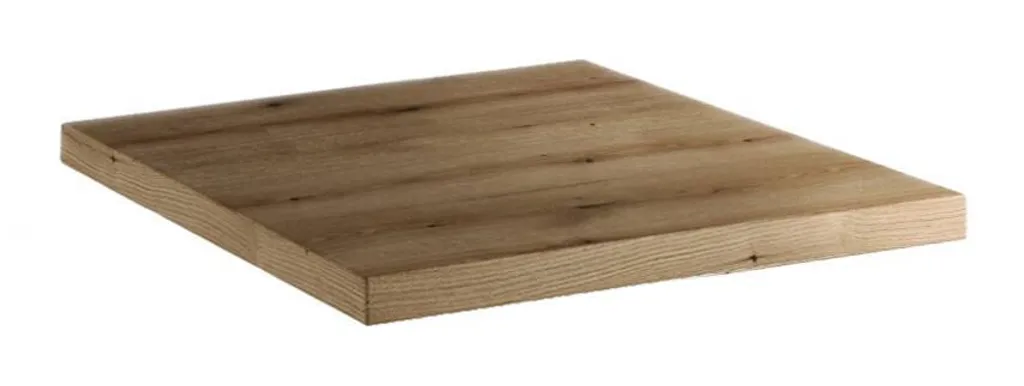 Plan de toilette 30 cm chêne Evoke pour meuble sous lavabo compact