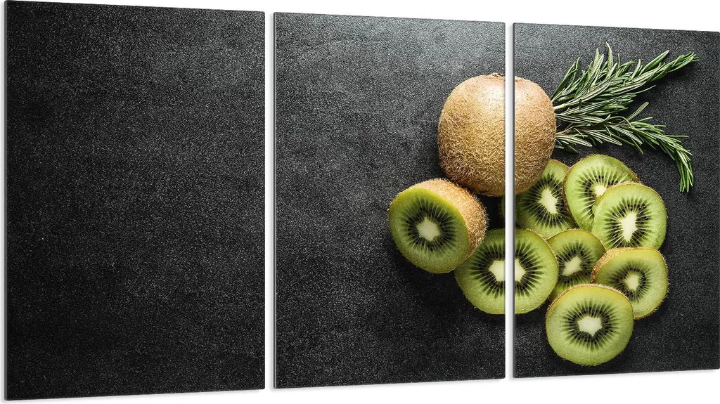 Piastre Vetro 3 Pezzi 30x52 Coprifornelli Ceramica Ardesia Kiwi