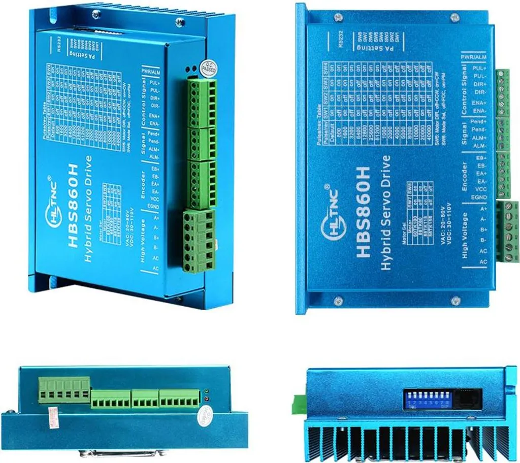 Kit Motorisation CNC Nema 34 Boucle Fermée et Carte Interface MACH3 - 3