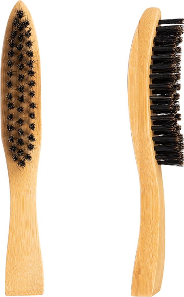 Bürste aus 100 % Naturborsten und H-64-Holz