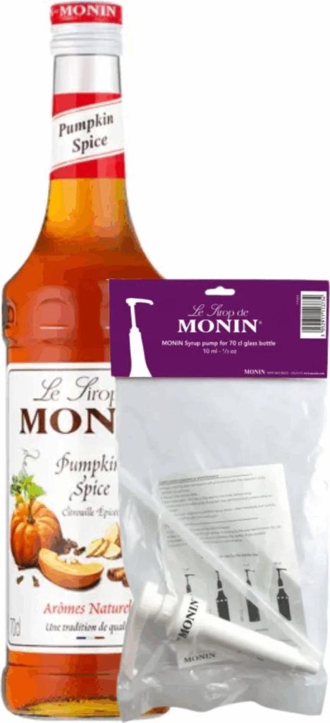 Moninsirup Kürbisgewürz (70 cl) + Siruppumpe (10 ml)