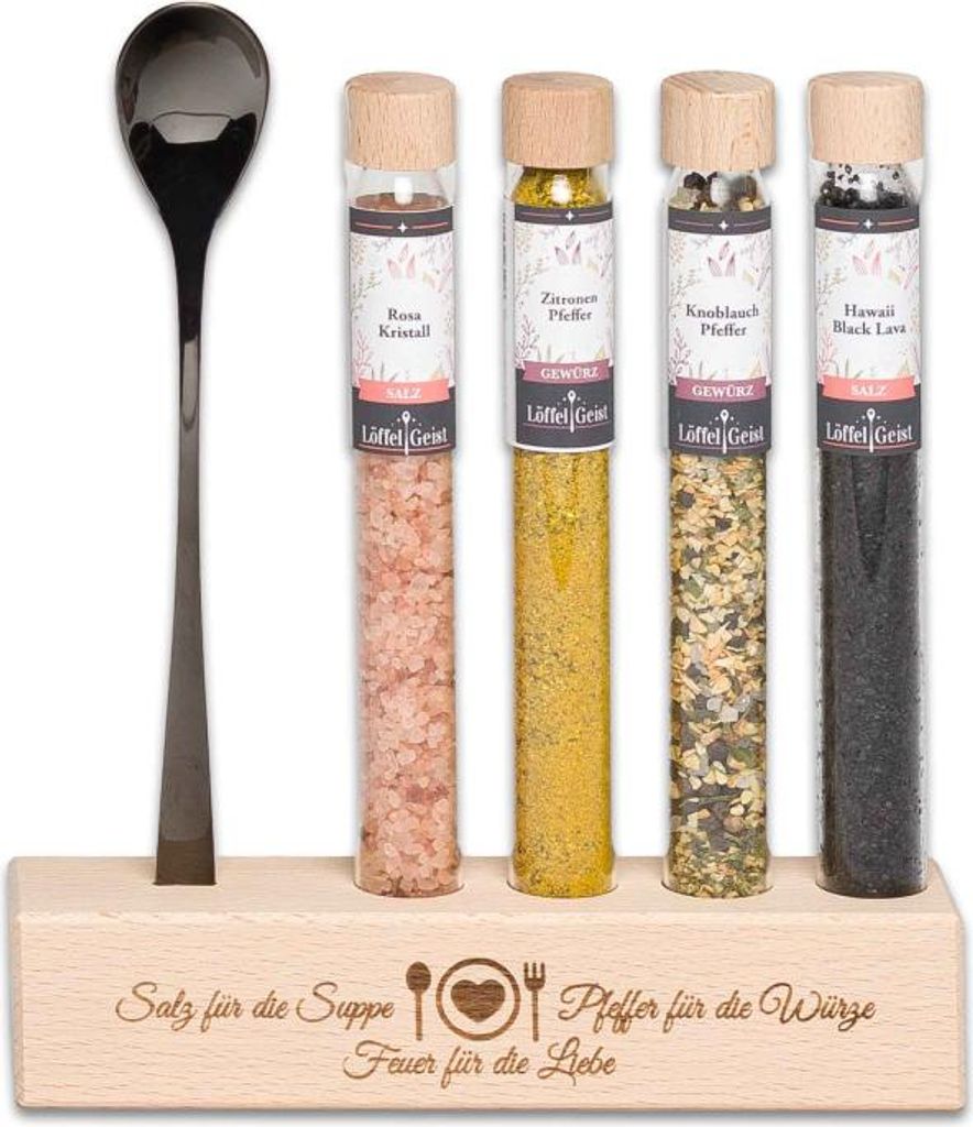 Salz für die Suppe, Pfeffer für die Würze... - Gewürzset Produktbild 