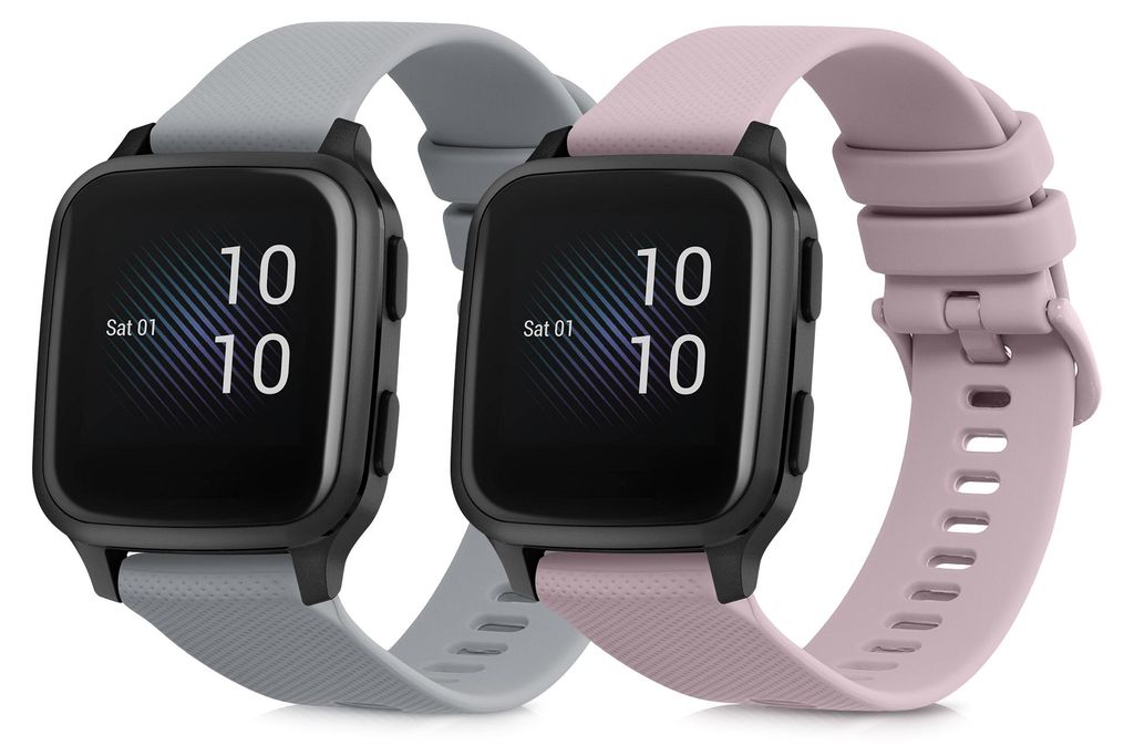 kwmobile 2x Uhrenarmband für Garmin Venu Sq Music / Sq Produktbild 