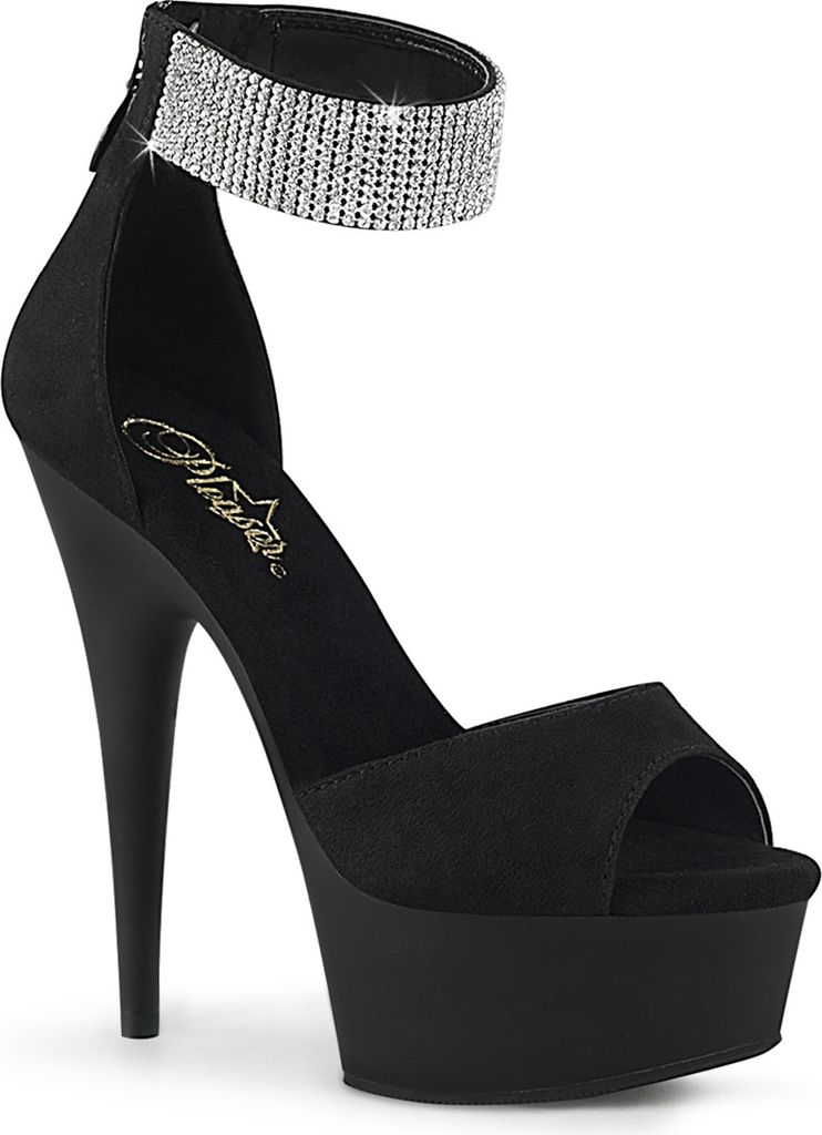 DELIGHT-625 Damen Sandale von Pleaser, Schwarz  , EU 40, US Produktbild 