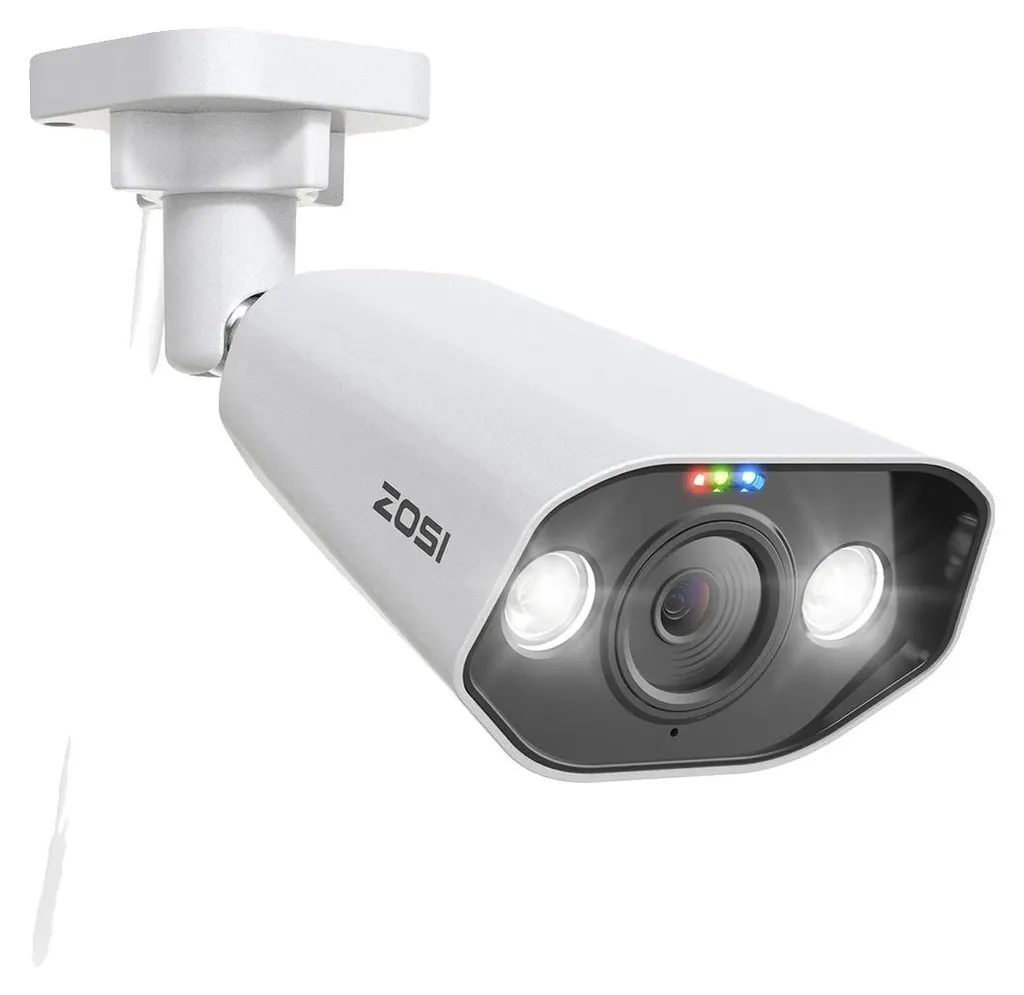 Caméra de surveillance extérieure 8 MP intelligente et bidirectionnelle