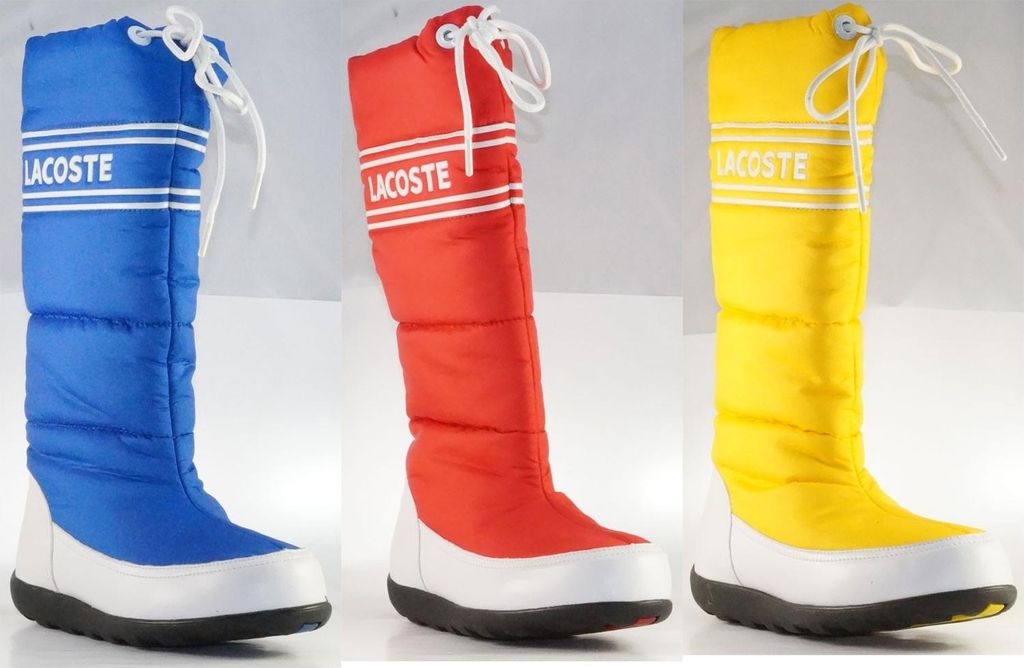 Lacoste Snug Stiefel Schneestiefel Winterstiefel verschiedene Farben 10CAW1441, Farbe:rot, Schuhgröße:37 EU
