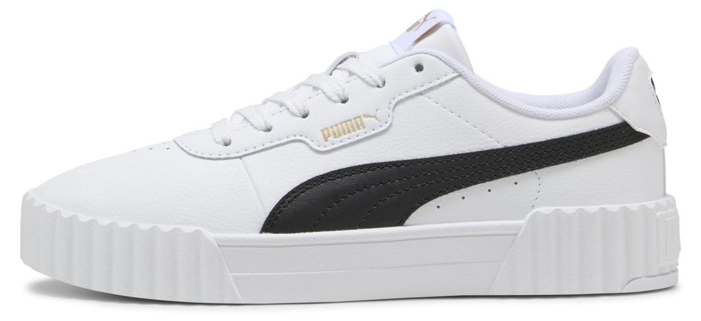 Puma Carina 3.0 White-Black-Gold Größe EU 39 Produktbild 