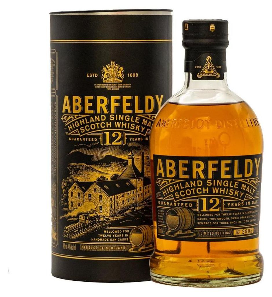 Aberfeldy 12Y Single Malt Scotch Whisky 40% Vol. (0,7 l) Immagine del prodotto 
