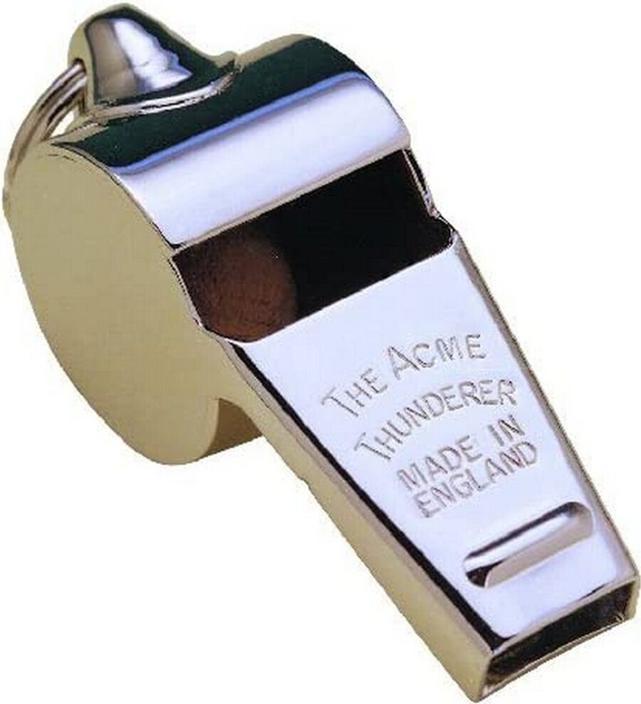 Acme - Sportpfeife "Thunderer 60.5", Metall CS983 (Einheitsgröße) (Silber)
