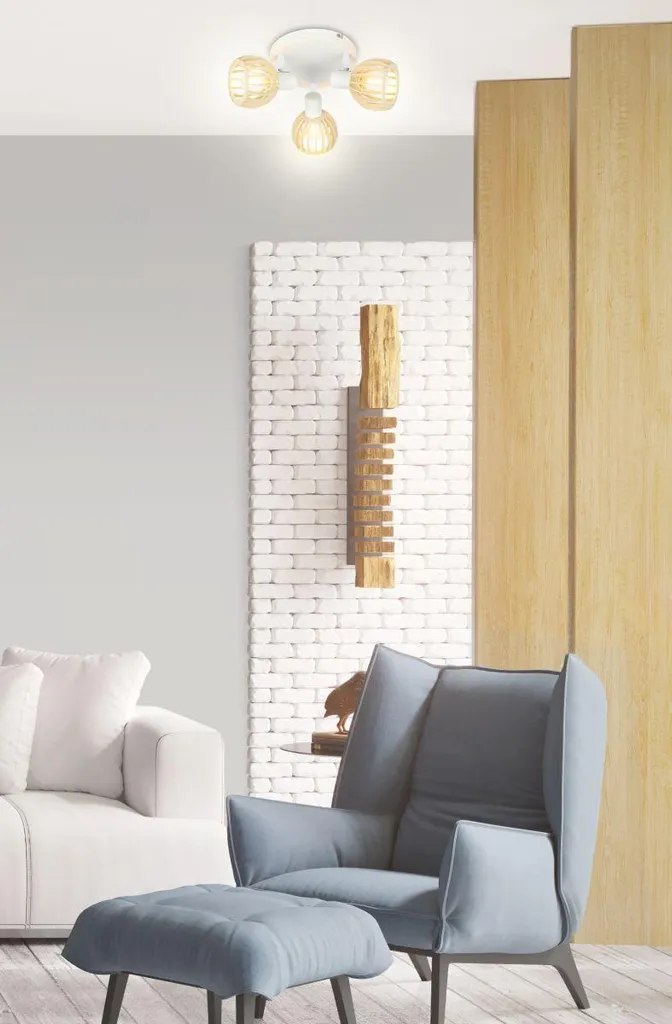Plafonnier Blanc ATARRI 98-68118 Solution Éclairage Plafond Bas Design - 3