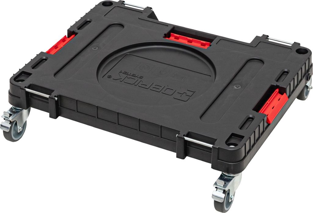 Toolbrothers RHINO XXL mobiler Transportroller ECO Movement+ Rollbrett mit Schwenkrädern aus Metall und Bremse