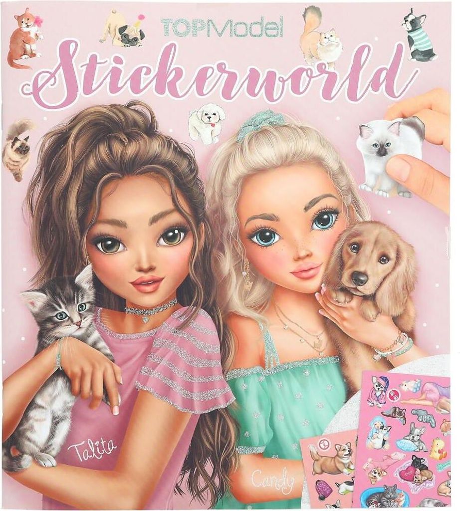 Depesche TOPModel Stickerworld KITTY and DOGGY Produktbild 