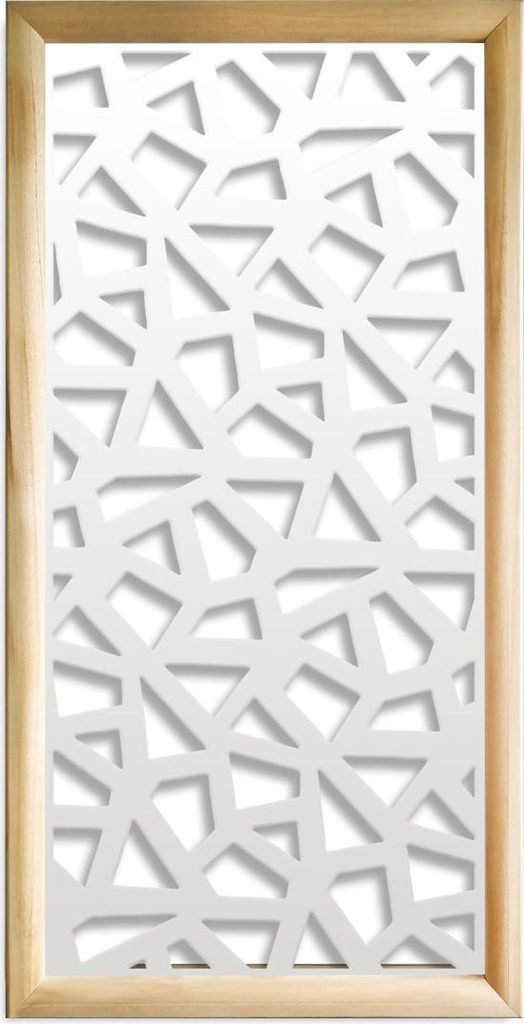 SEGMENTI - Moduli Decorativi in holz e PVC 73x148 cm weiß