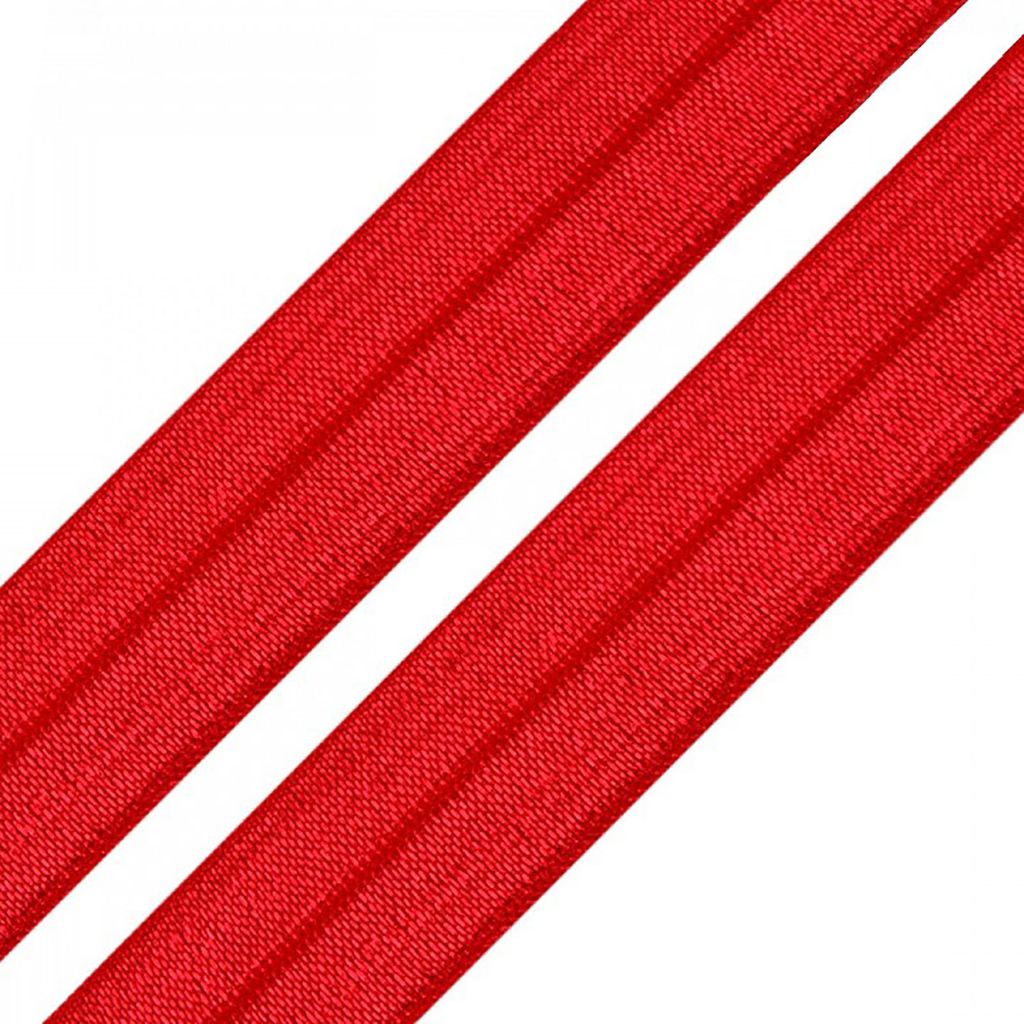 1m Einfassband 20mm hochelastisch 44% Elasthan gefalzt Meterware Faltgummi