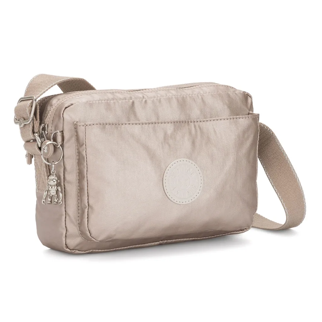 Sac à main Kipling Abanu M 24 cm en nylon robuste à multiples poches - 7