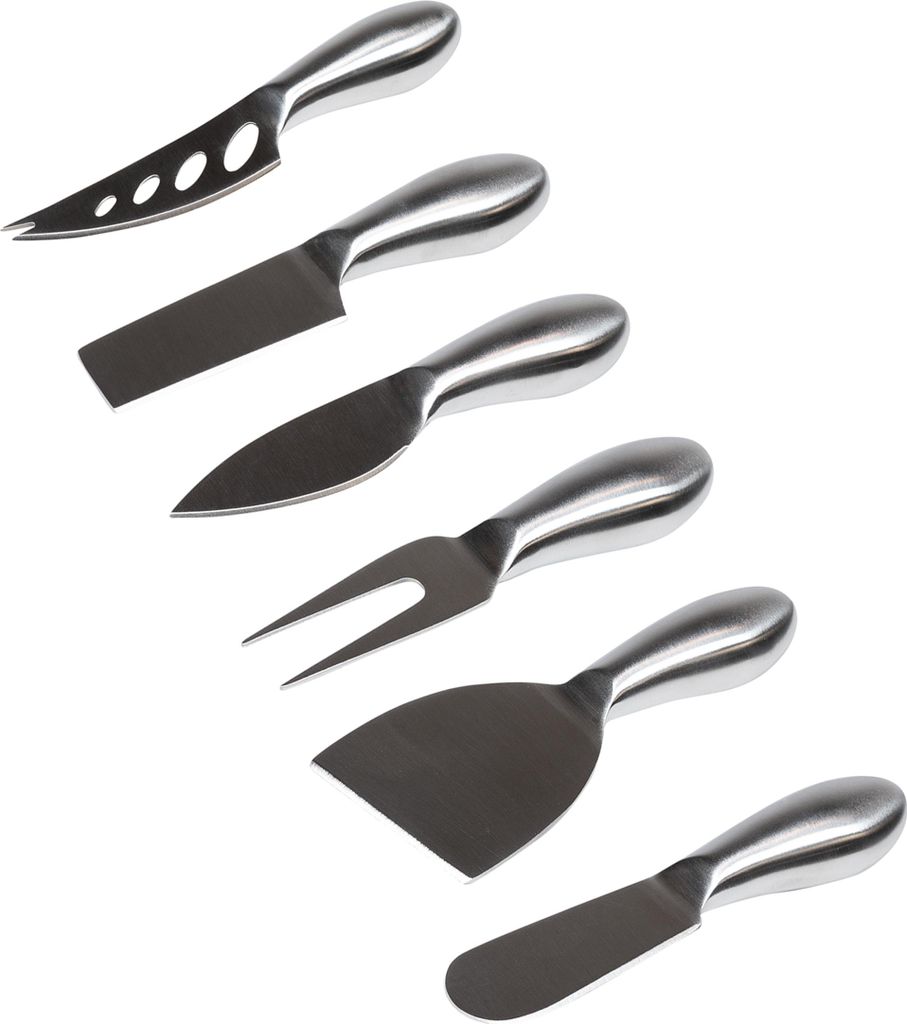 Krumble set di coltelli da formaggio 6 pezzi in acciaio Immagine del prodotto 