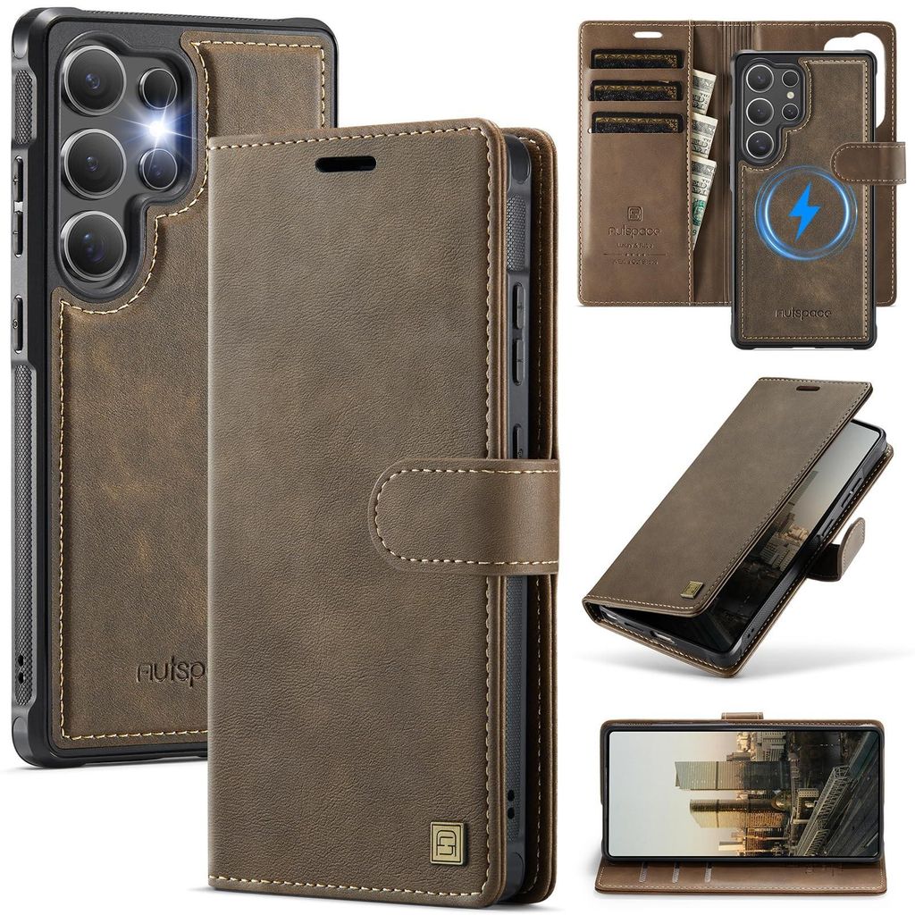 Solidchoice – 2-in-1 Magnetisches Flip-Case mit abnehmbarem Teil für das Galaxy S26 Ultra