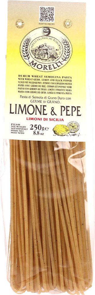 Pastificio Morelli Lemon and Pepper Linguine 250g Produktbild 