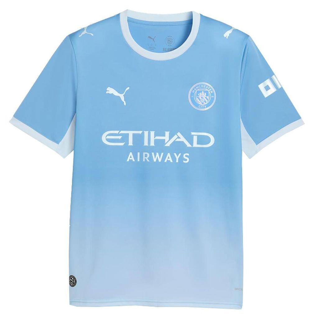 Puma MCFC Home Jersey Replica Team Light Blue-Icy Blue L