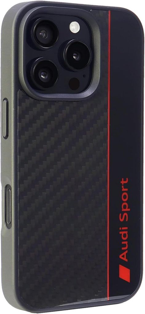 Audi Sport Handyhülle iPhone 16 Pro Stoßabsorbierende Hülle Produktbild 
