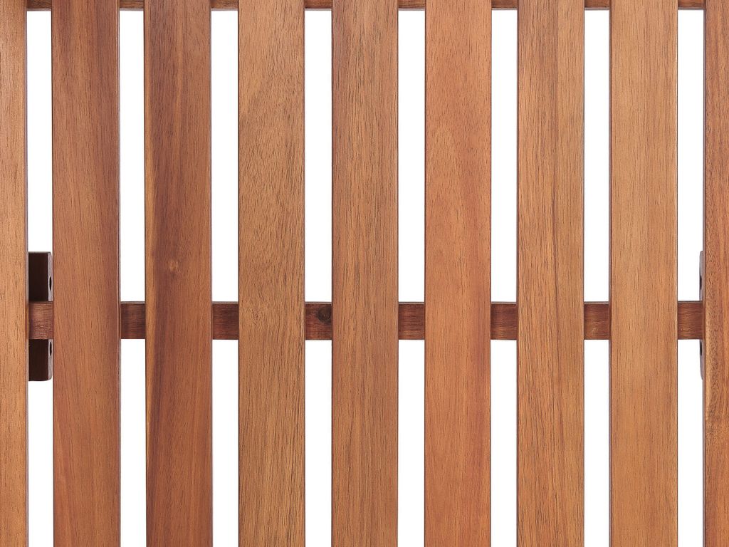 BELIANI Gartenbank Hellbraun Akazienholz rechteckig 110 cm Produktbild 5