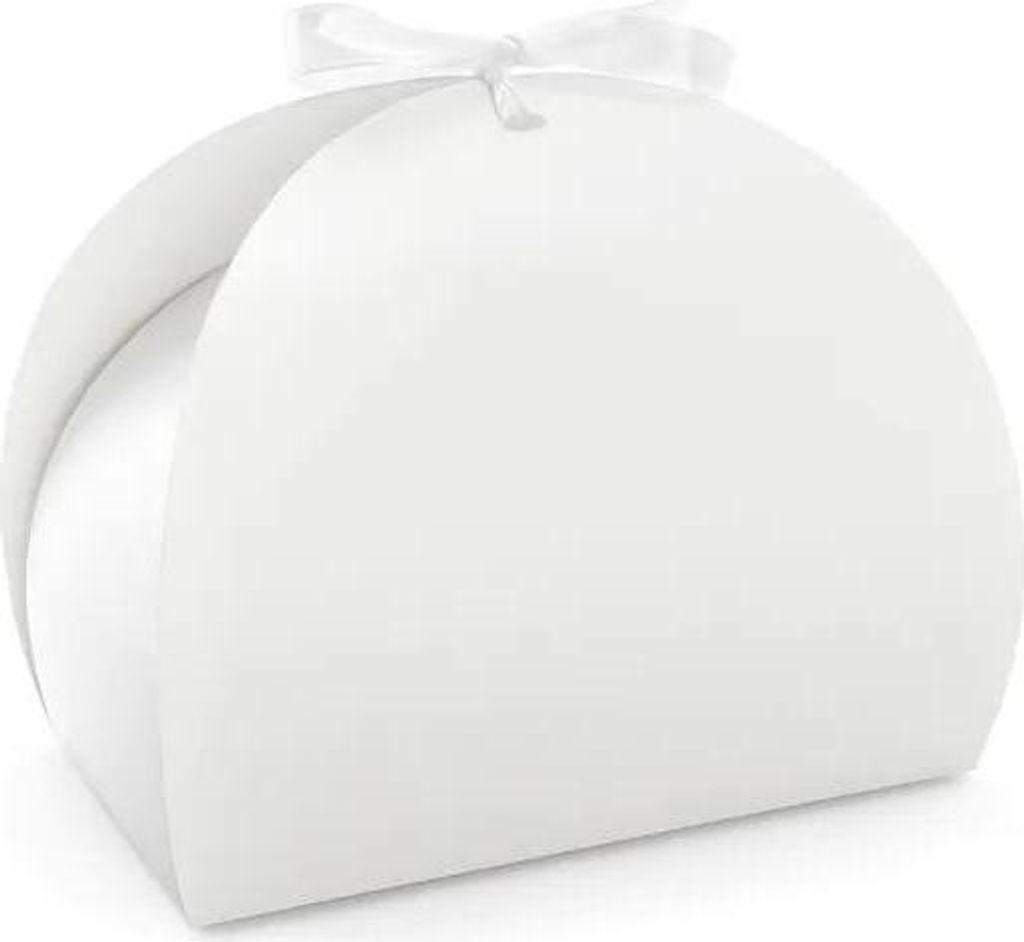 Scatola per torte con fiocco 16x14x9cm per torte Set di 10 Immagine del prodotto 