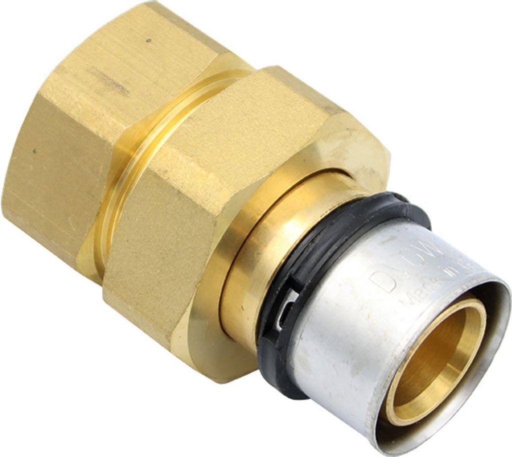 Pressfitting Verschraubung 32x3 mm 1 1/4 Zoll IG TH Kontur Verbundrohr