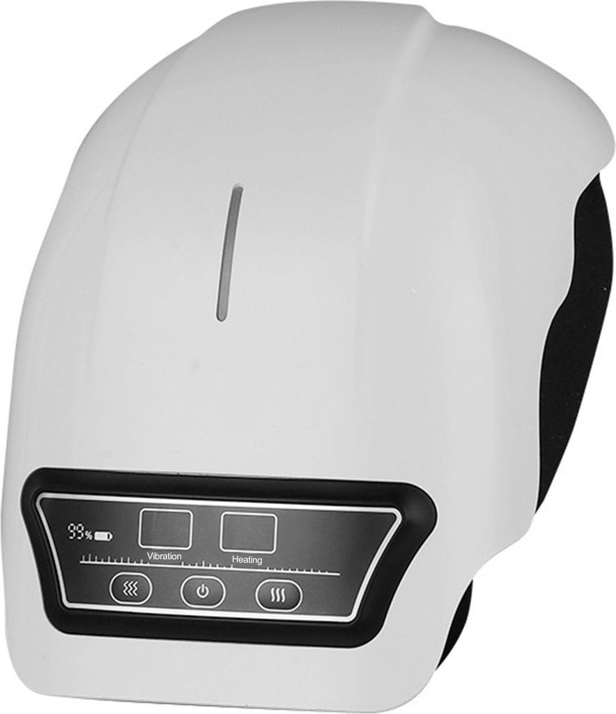 Kabelloses Kniemassagegerät mit 9-stufiger Wärme- und Vibrationsmassagetherapie, Schmerzlinderung, Knie-Heizkissen für Schwellungen, steife Gele...