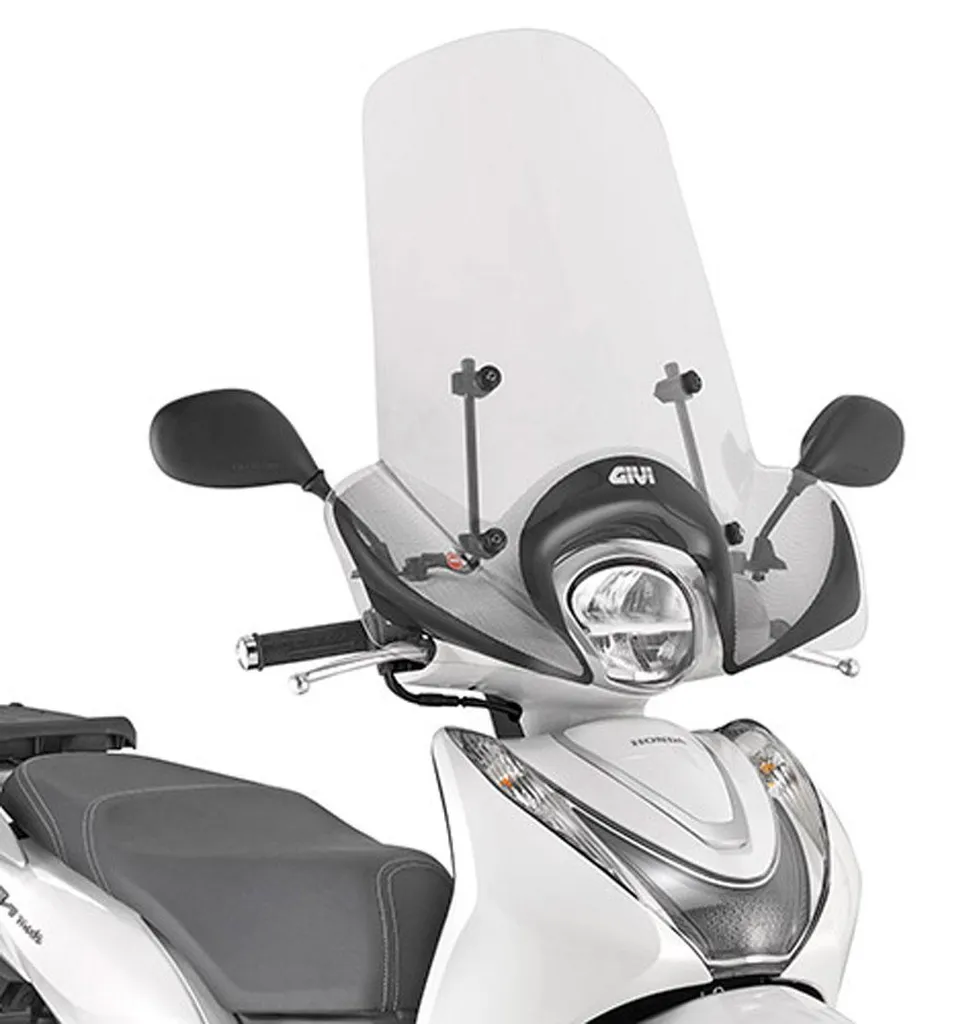 Pare-brise Givi Honda SH Mode 125 21 pour Confort Urbain et Pluie