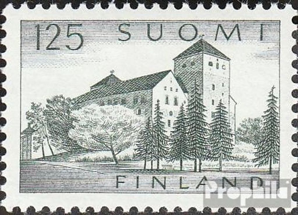 Briefmarken Finnland 1961 Mi 533 (kompl.Ausg.) postfrisch Schloß von Turku