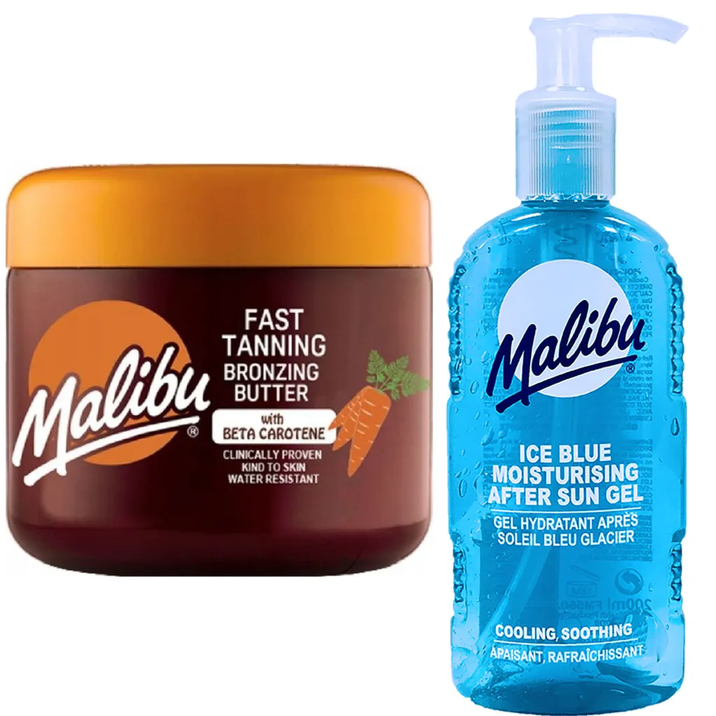 Malibu Tanning Accelerator 300 ml + gel dopo abbronzatura 200 ml